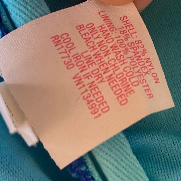 Xhilaration Blue beaded bikini top - Picture 7 of 8